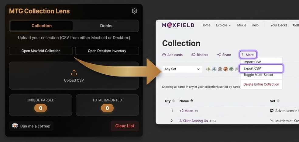 Moxfield Collection Link
