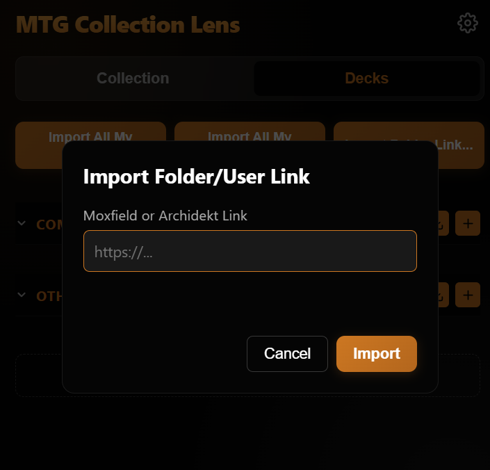 Folder Import